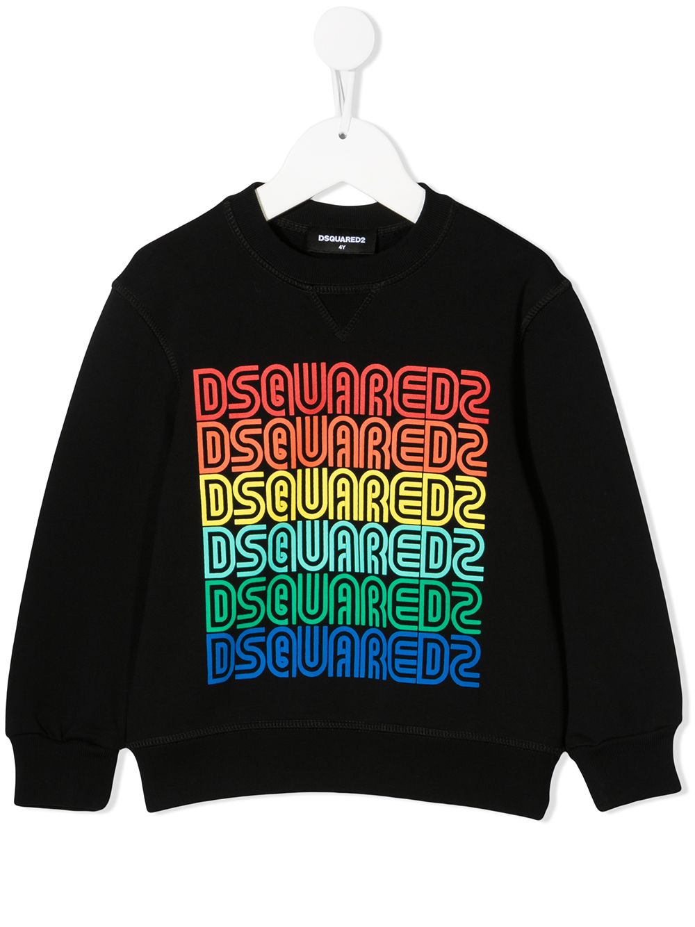 DSQUARED2 KIDS multi logo-print sweatshirt - Black von DSQUARED2 KIDS