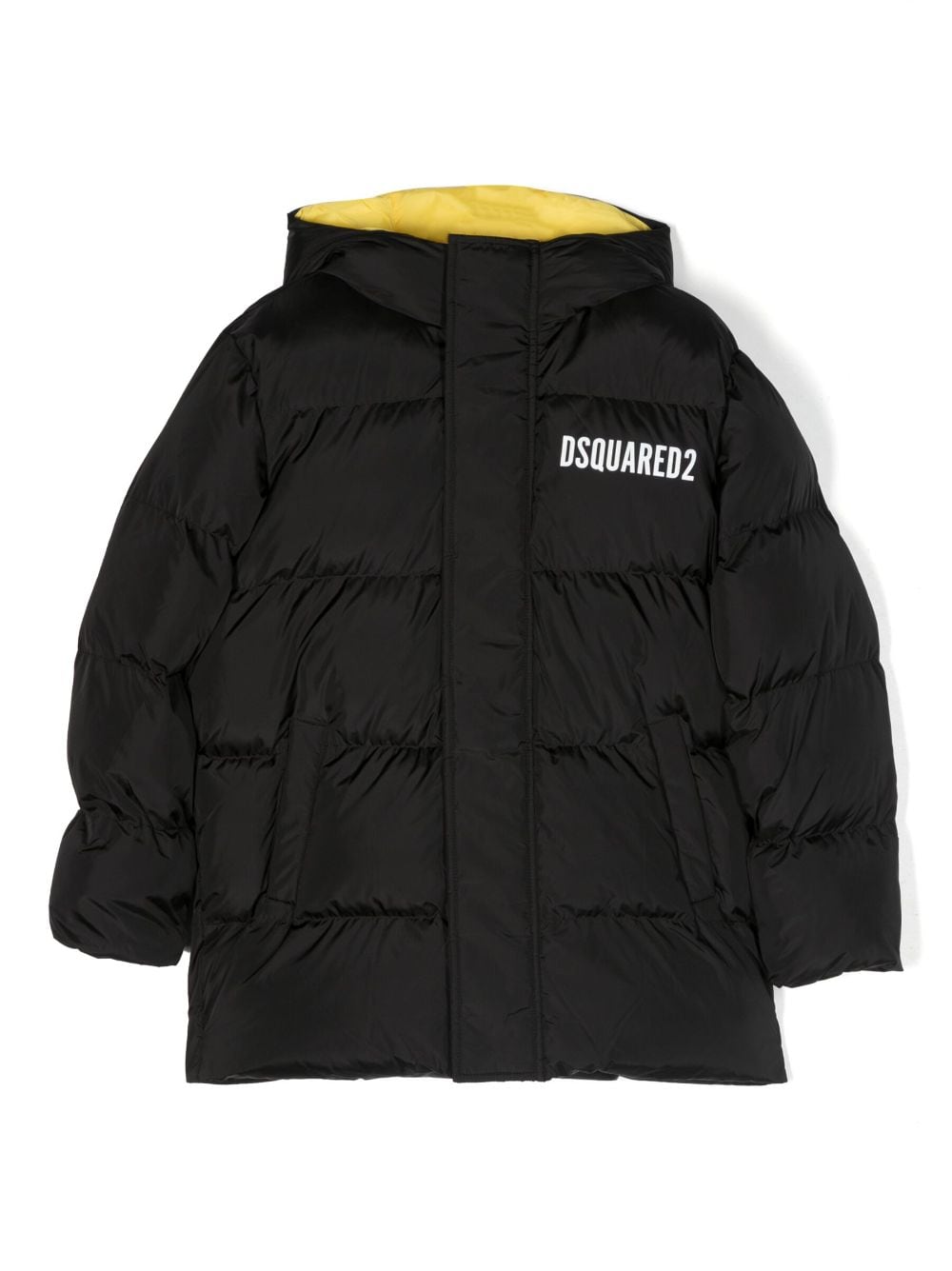 DSQUARED2 KIDS padded hooded jacket - Black von DSQUARED2 KIDS