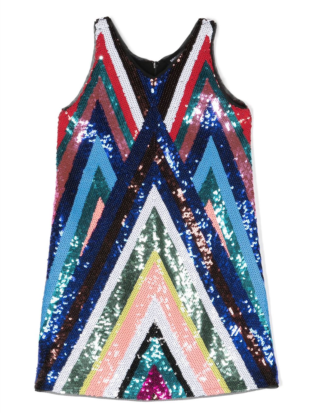 DSQUARED2 KIDS sequin-embellished sleeveless dress - Blue von DSQUARED2 KIDS