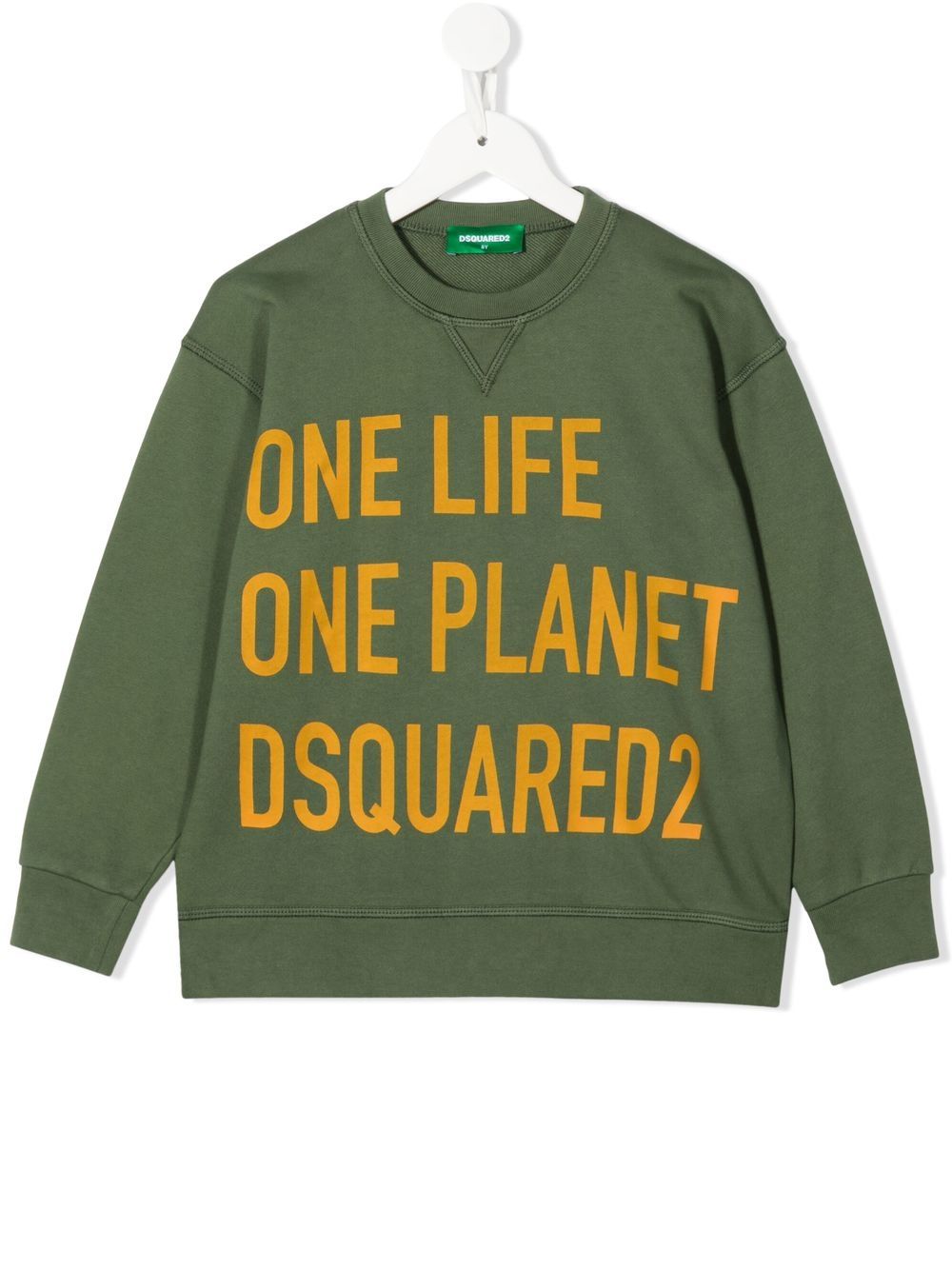 DSQUARED2 KIDS One Life One Planet sweatshirt - Green von DSQUARED2 KIDS