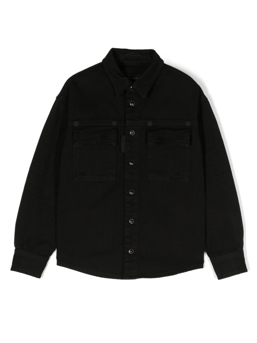 DSQUARED2 KIDS stud-embellished cotton jacket - Black von DSQUARED2 KIDS