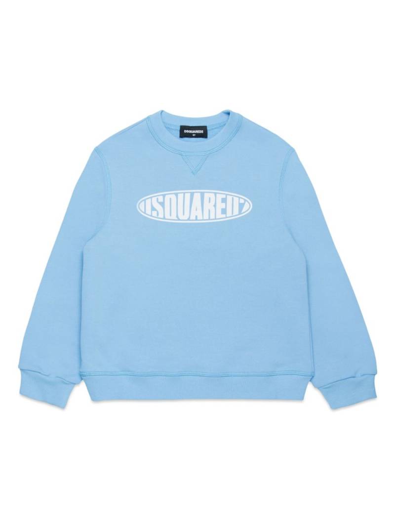 DSQUARED2 KIDS surf logo-print cotton sweatshirt - Blue von DSQUARED2 KIDS