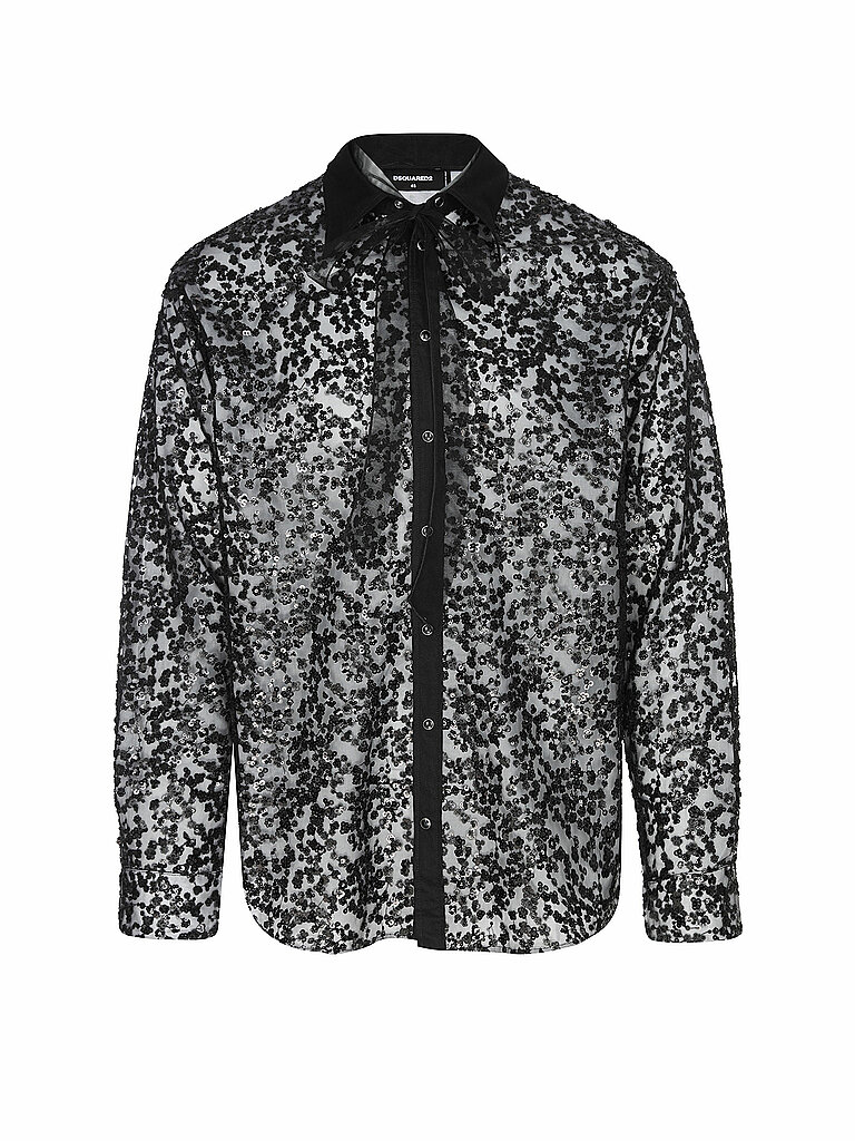 DSQUARED2 Hemd BLOSSOMS schwarz | 48 DSQUARED2 Hemd BLOSSOMS schwarz | 48 von Dsquared2