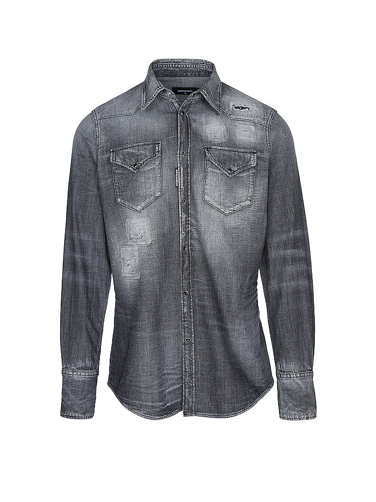 DSQUARED2 Jeanshemd schwarz | 48 von Dsquared2