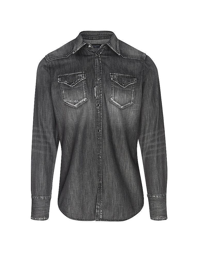 DSQUARED2 Jeanshemd schwarz | 48 von Dsquared2