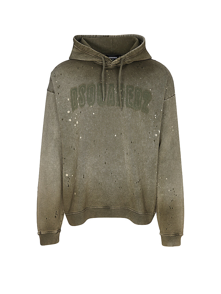 DSQUARED2 Kapuzensweater - Hoodie olive | L von Dsquared2