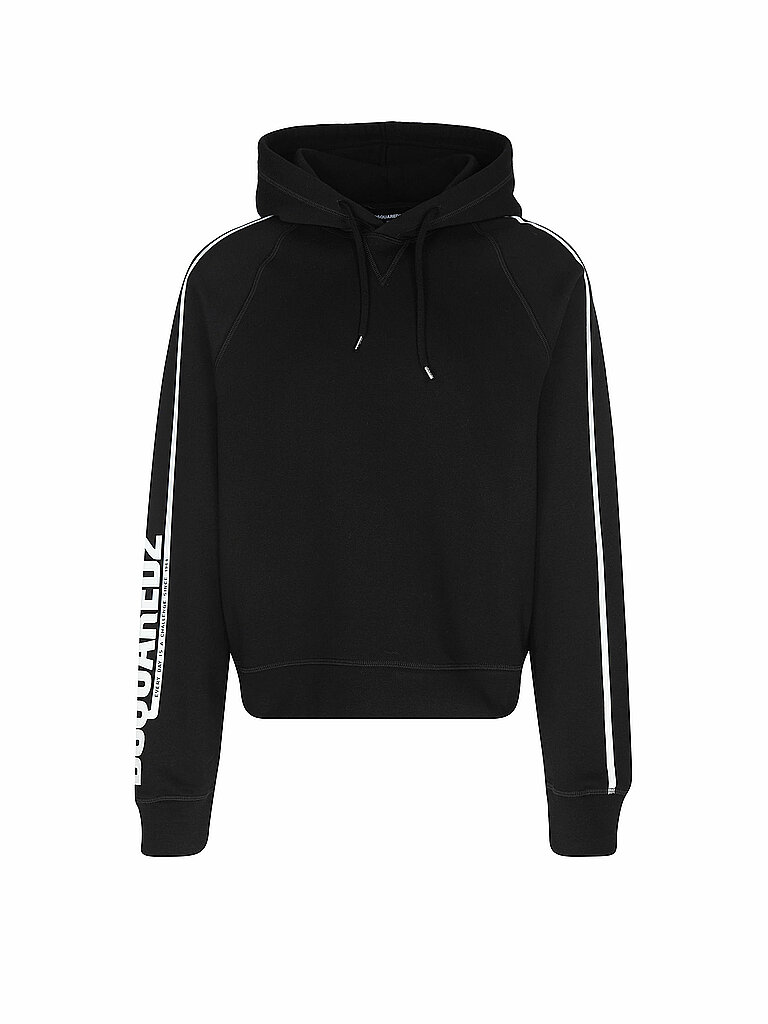 DSQUARED2 Kapuzensweater - Hoodie schwarz | L von Dsquared2