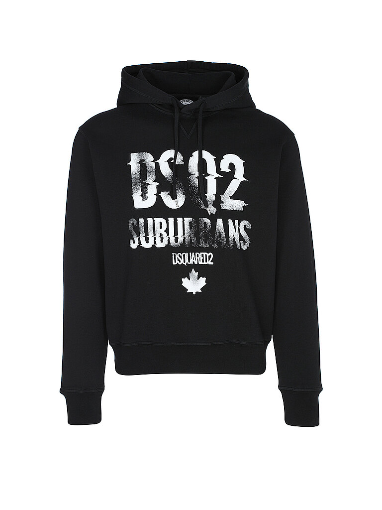 DSQUARED2 Kapuzensweater - Hoodie schwarz | XL von Dsquared2