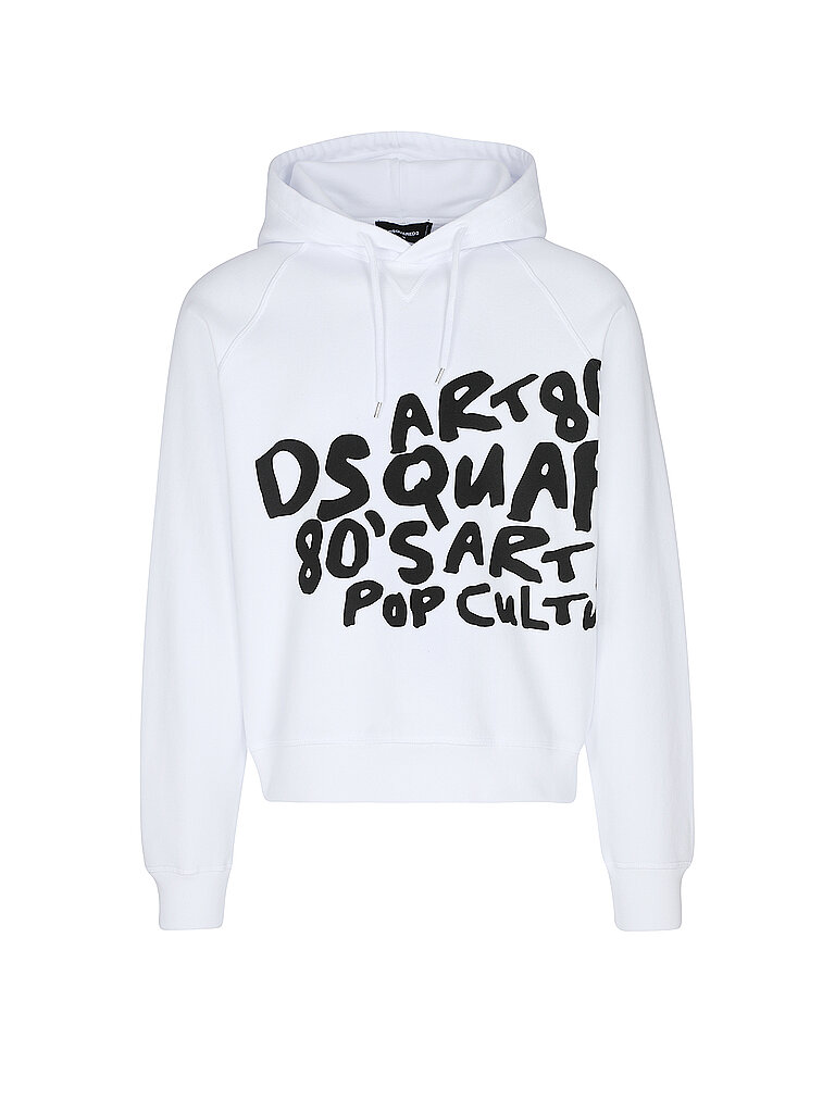 DSQUARED2 Kapuzensweater - Hoodie weiss | L von Dsquared2