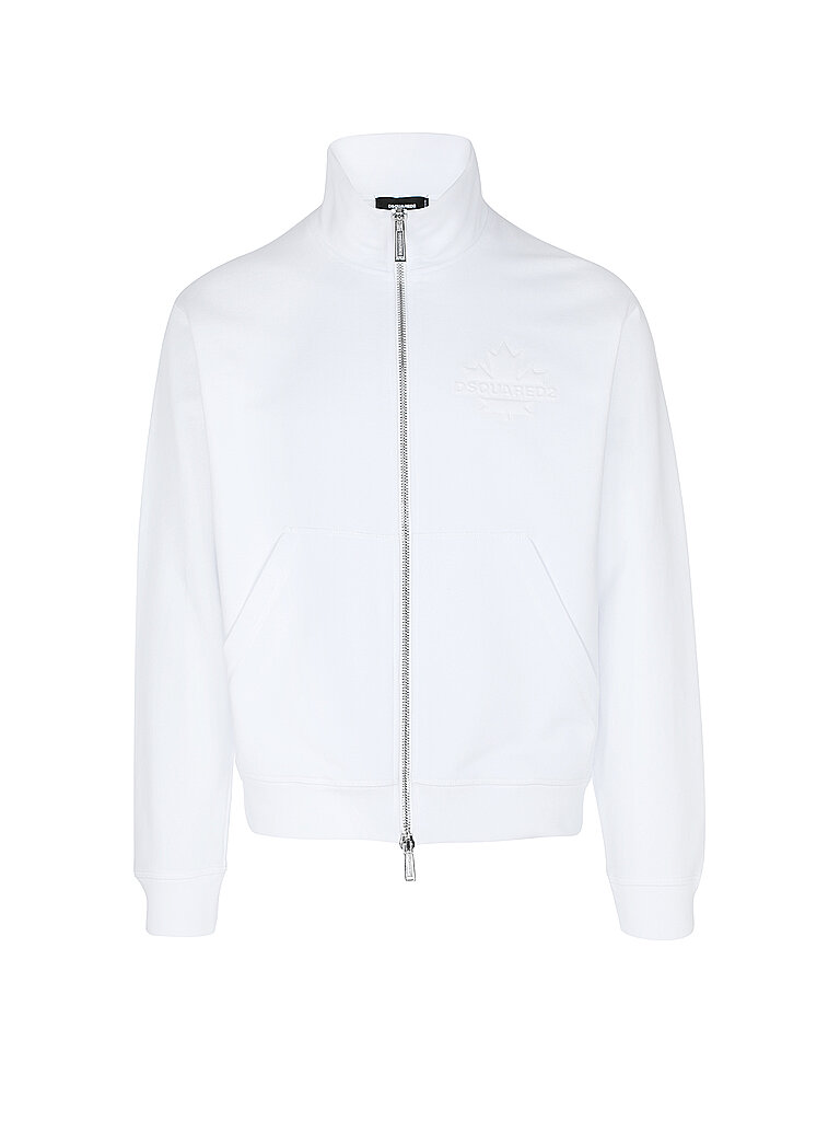 DSQUARED2 Sweatjacke weiss | L von Dsquared2