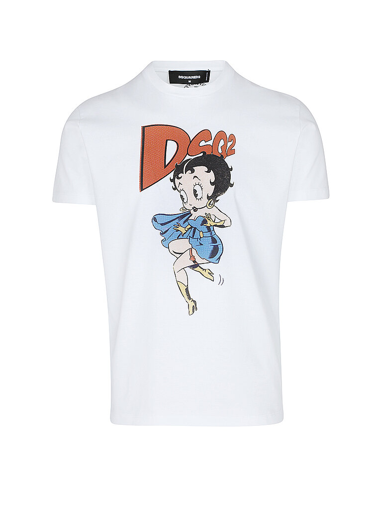 DSQUARED2 T-Shirt BETTY BOOP weiss | M von Dsquared2