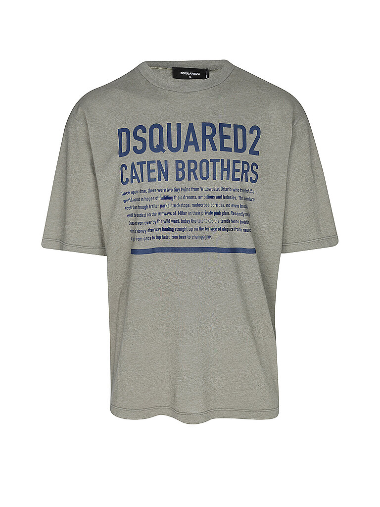 DSQUARED2 T-Shirt Loose Fit grau | L DSQUARED2 T-Shirt Loose Fit grau | L von Dsquared2