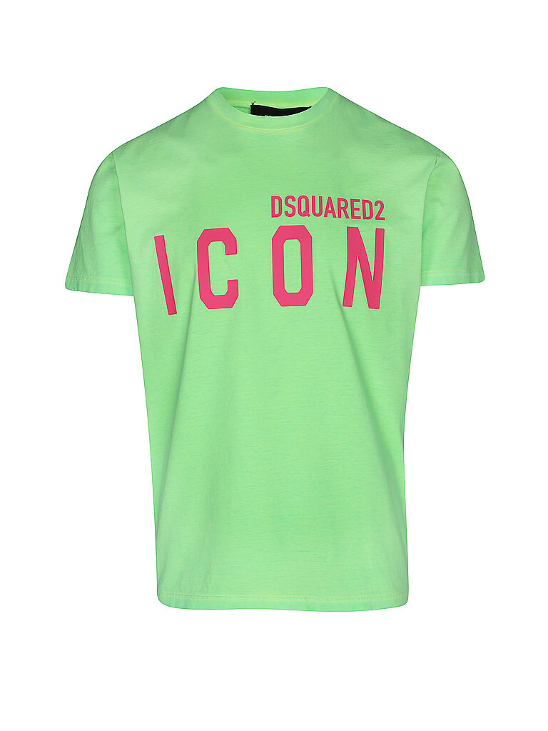 DSQUARED2 T-Shirt  hellgrün | L von Dsquared2