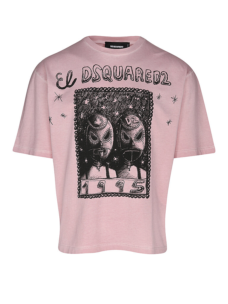 DSQUARED2 T-Shirt  rosa | L von Dsquared2