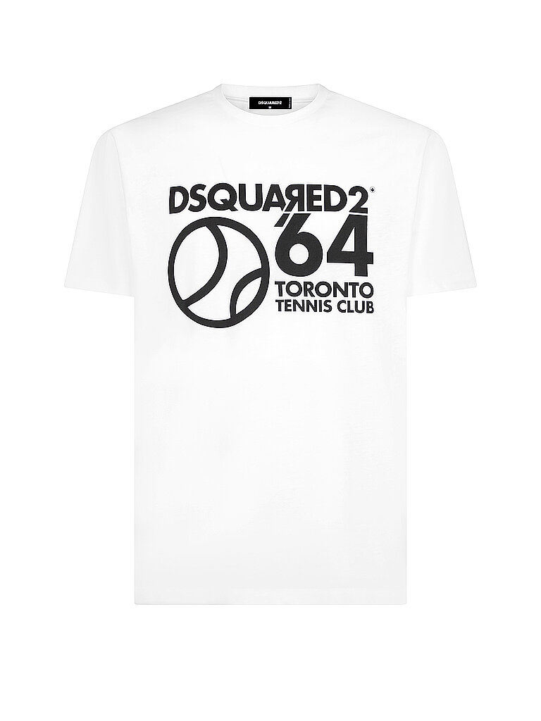 DSQUARED2 T-Shirt weiss | L von Dsquared2