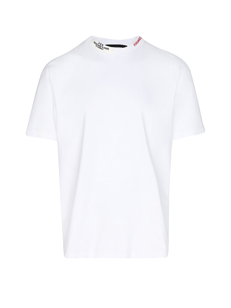 DSQUARED2 T-Shirt weiss | L von Dsquared2