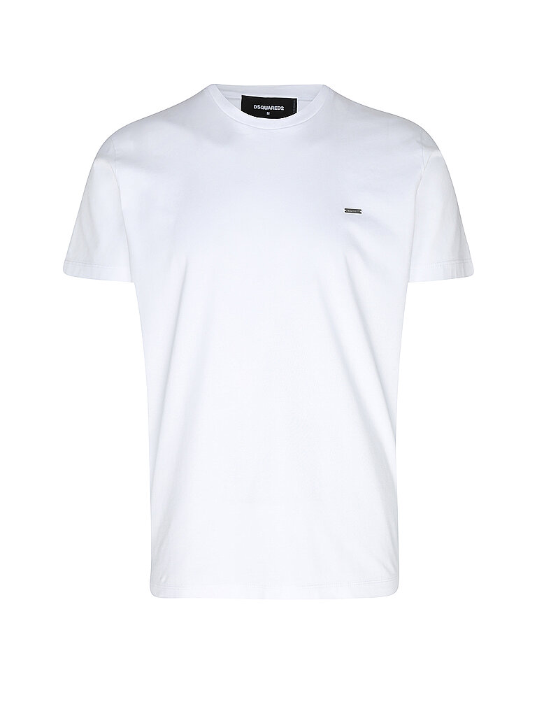 DSQUARED2 T-Shirt  weiss | L von Dsquared2