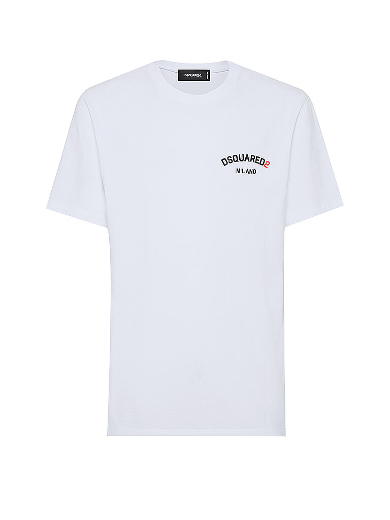 DSQUARED2 T-Shirt  weiss | L von Dsquared2