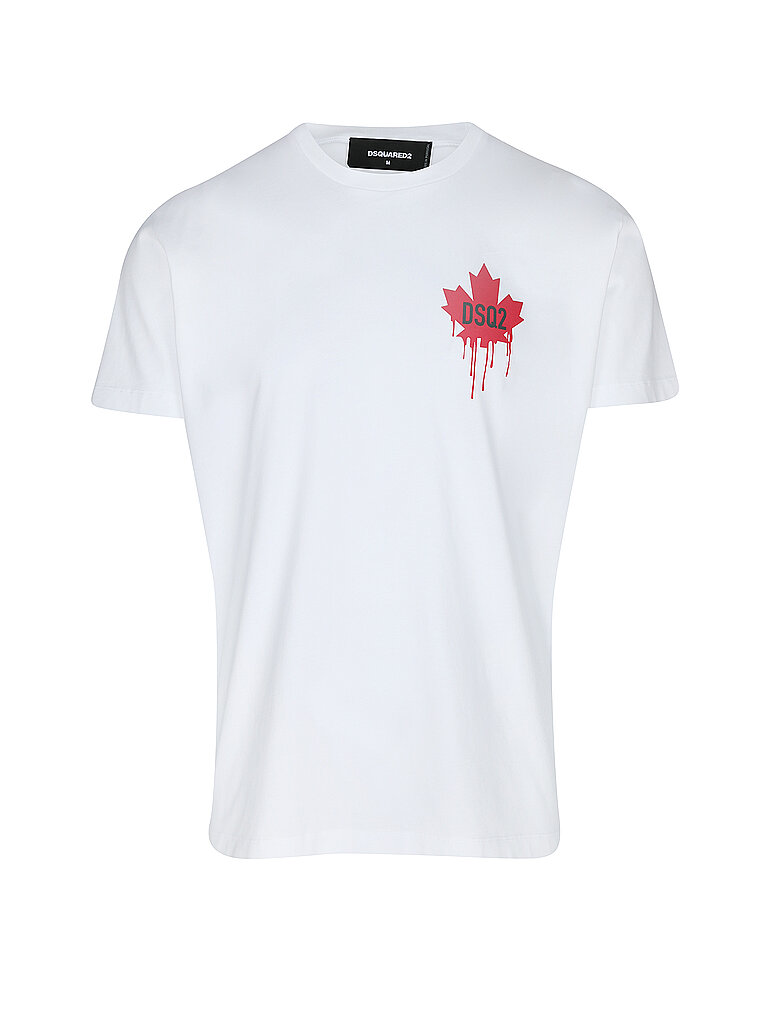 DSQUARED2 T-Shirt weiss | M von Dsquared2