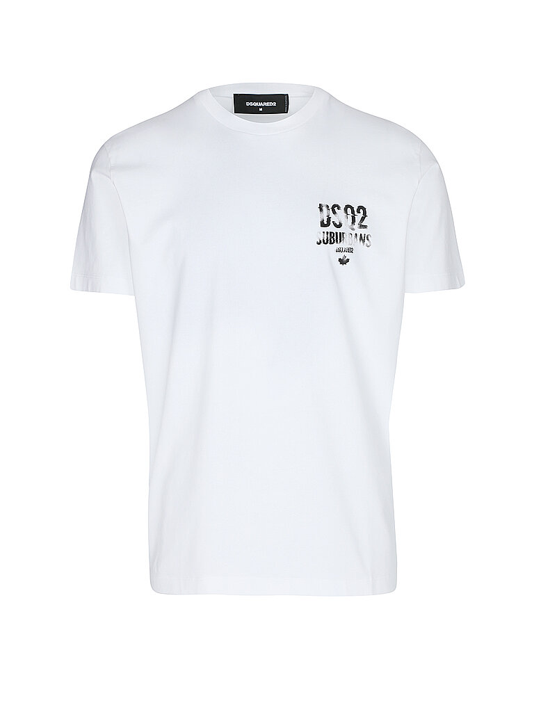 DSQUARED2 T-Shirt weiss | S von Dsquared2