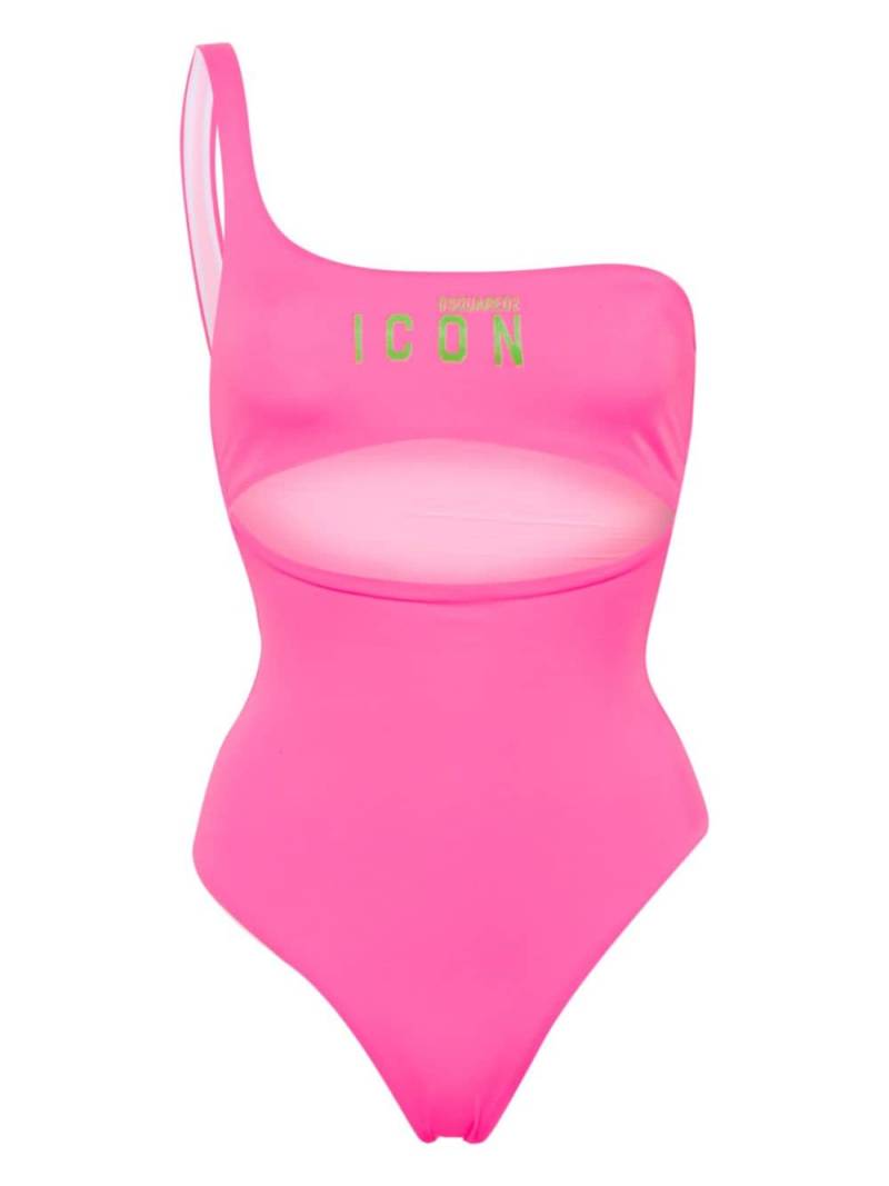 DSQUARED2 Be Icon cut-out swimsuit - Pink von DSQUARED2