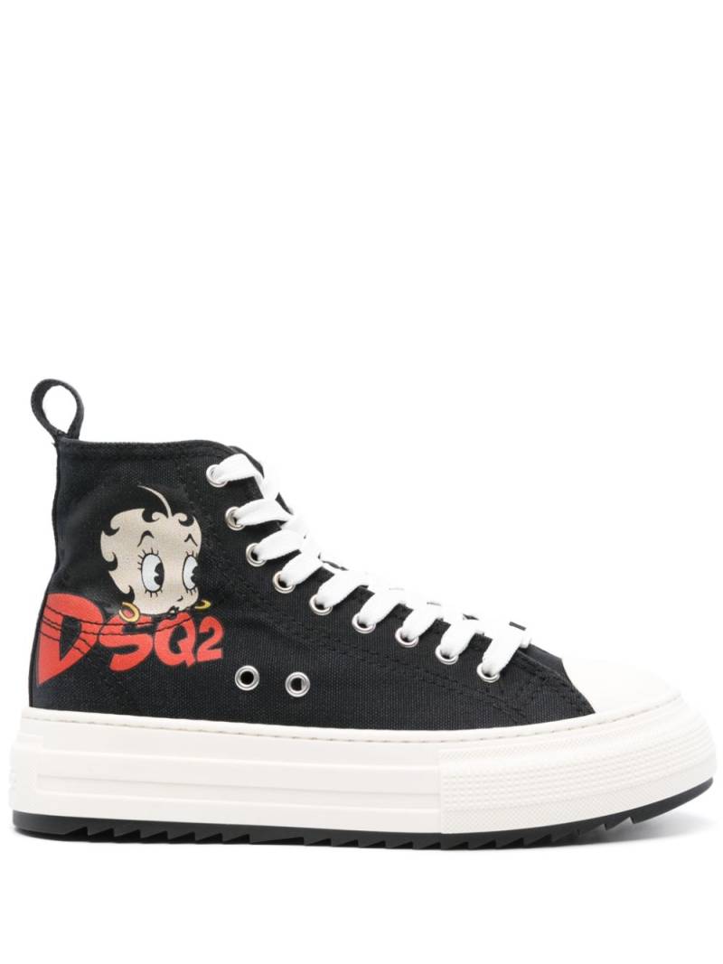 DSQUARED2 Betty Boop Berlin sneakers - Black von DSQUARED2