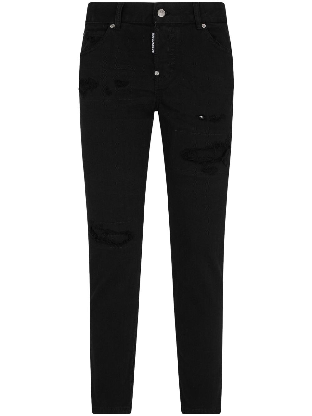 DSQUARED2 Black Bull slim-cut distressed jeans von DSQUARED2