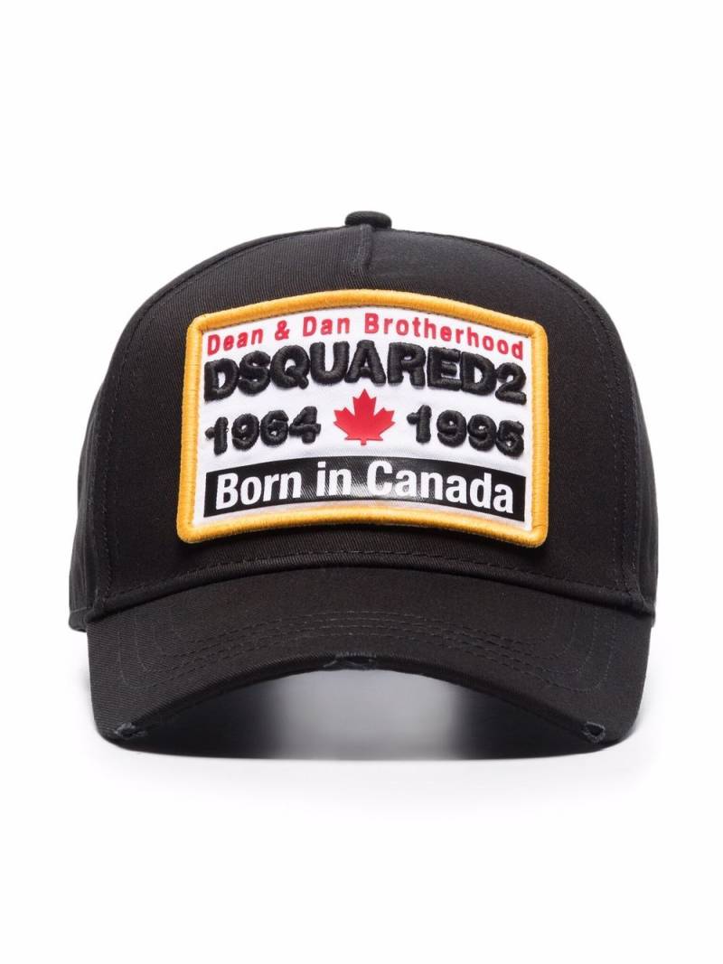 DSQUARED2 Born in Canada baseball cap - Black von DSQUARED2