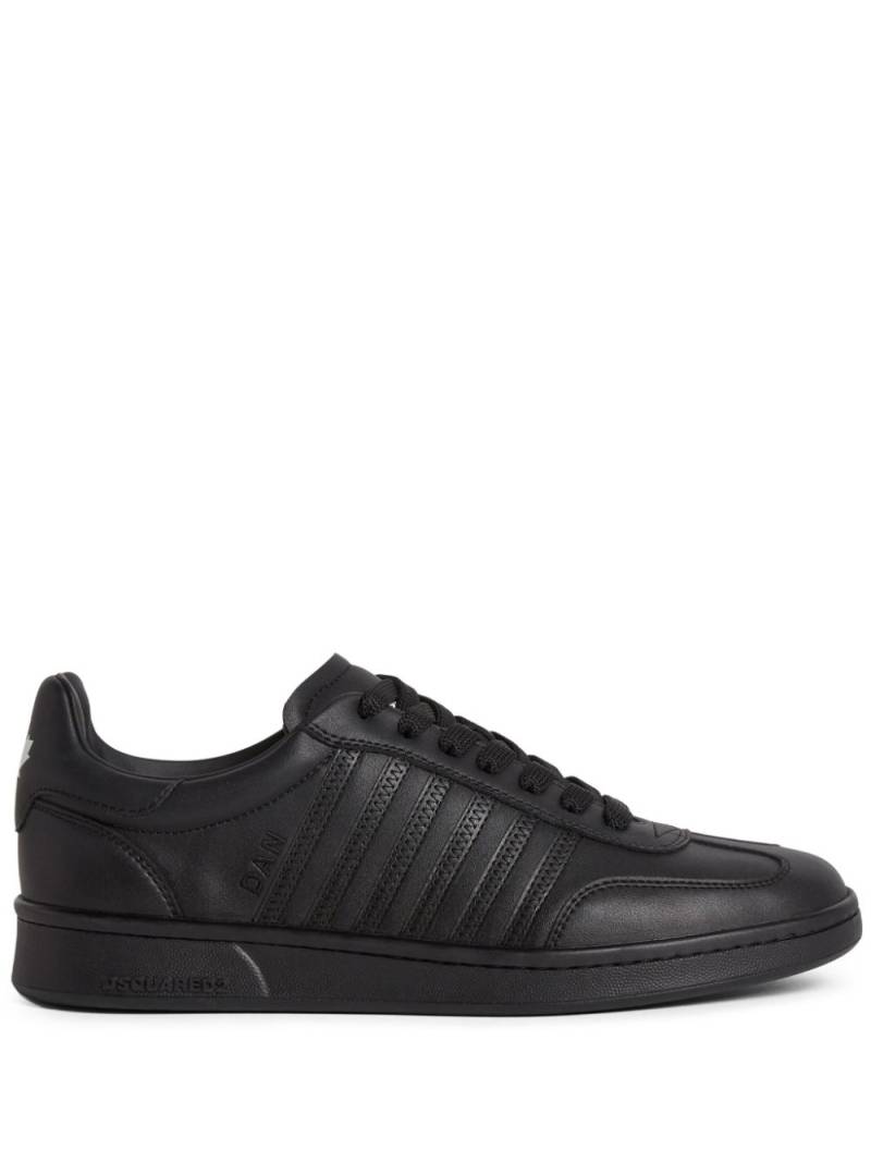 DSQUARED2 Boxer leather sneakers - Black von DSQUARED2