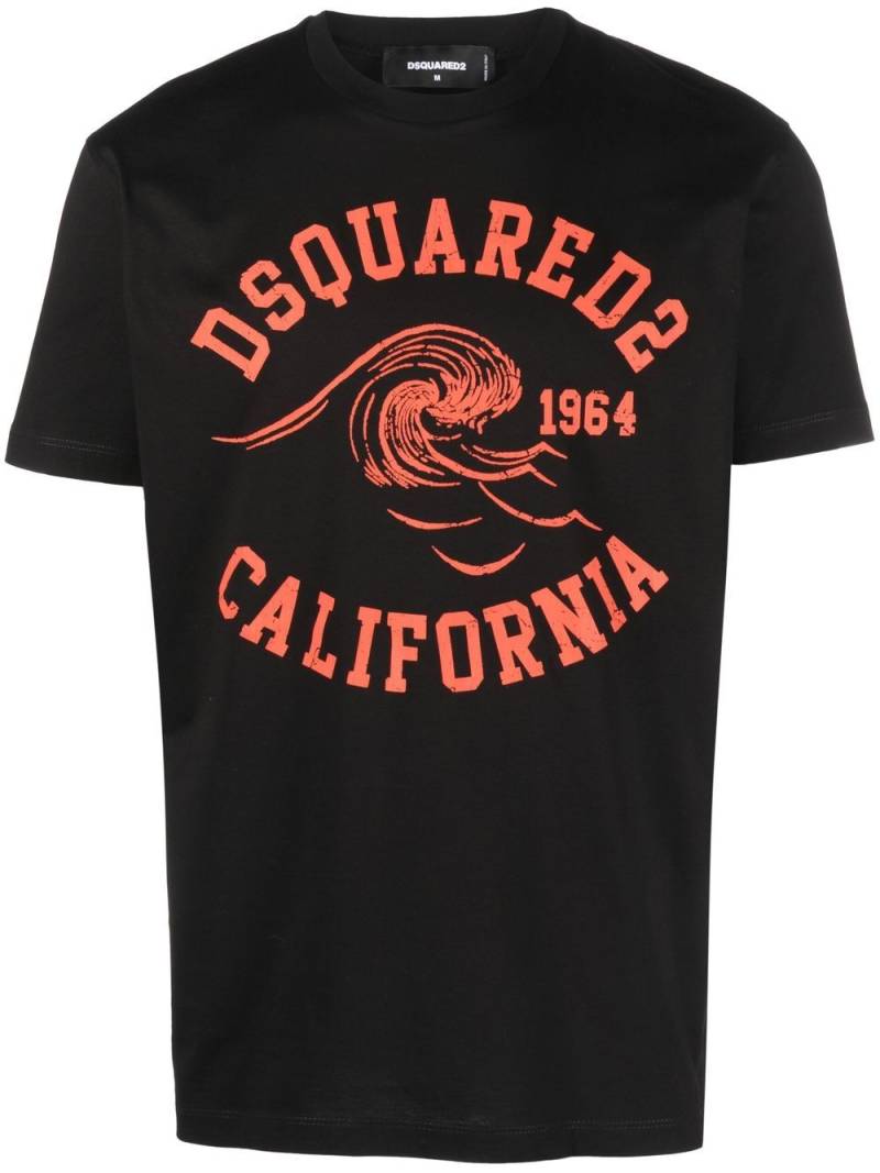 DSQUARED2 California graphic-print T-shirt - Black von DSQUARED2