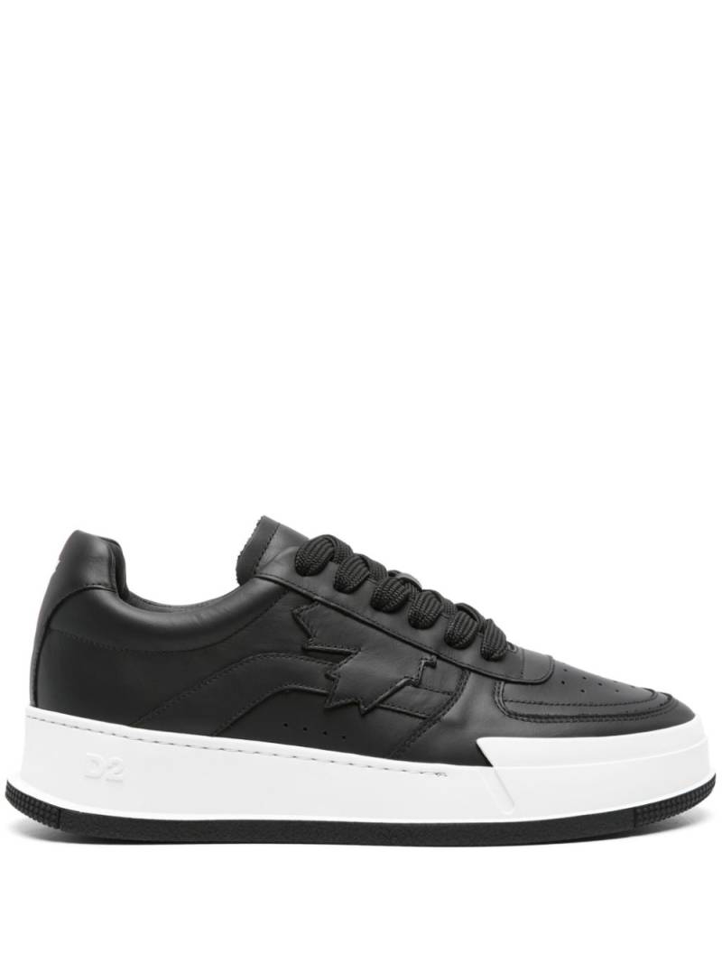 DSQUARED2 Canadian leather sneakers - Black von DSQUARED2