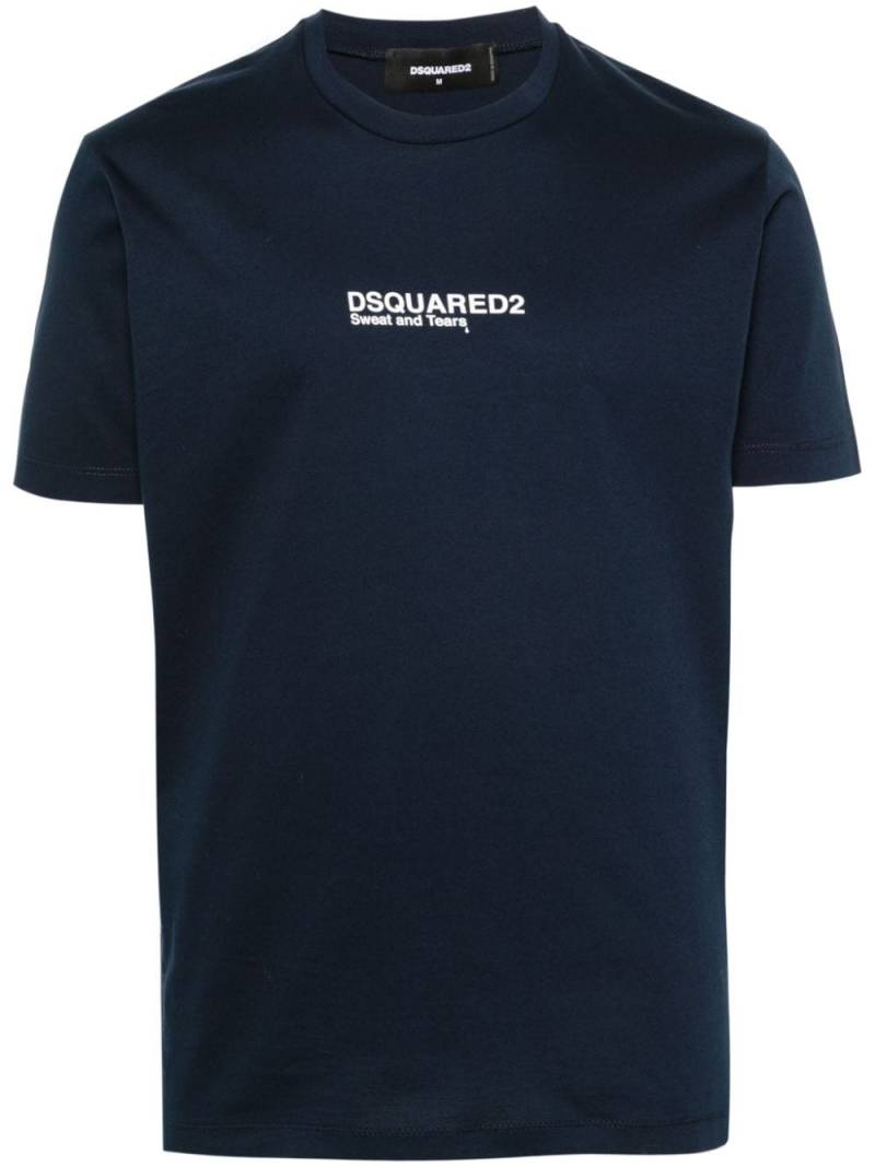 DSQUARED2 Cool Fit cotton T-shirt - Blue von DSQUARED2