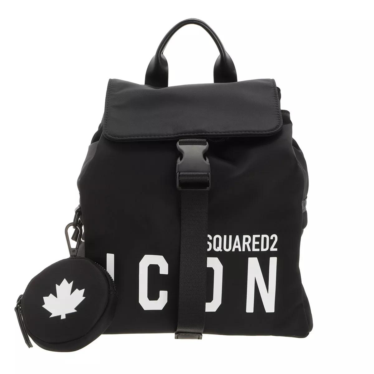 Dsquared2 Umhängetasche - Icon Backpack - Gr. unisize - in Schwarz - für Damen von Dsquared2