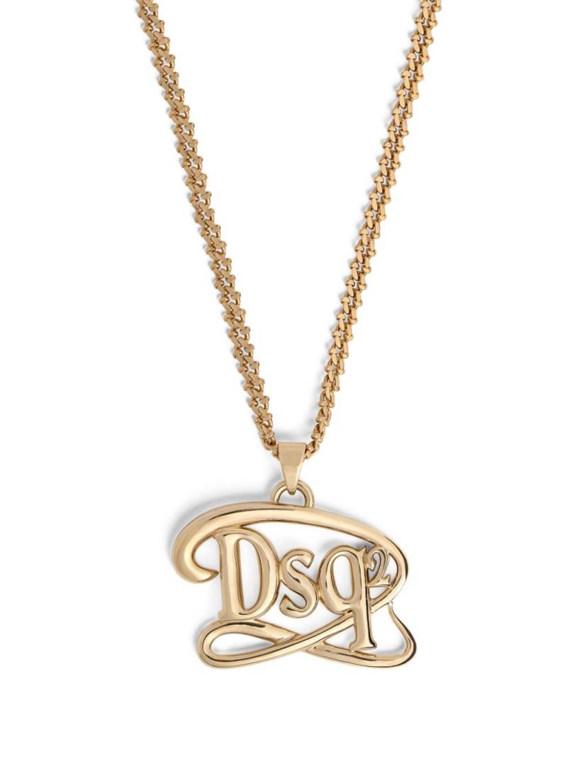 DSQUARED2 DSQ2 logo-pendant chain necklace - Gold von DSQUARED2