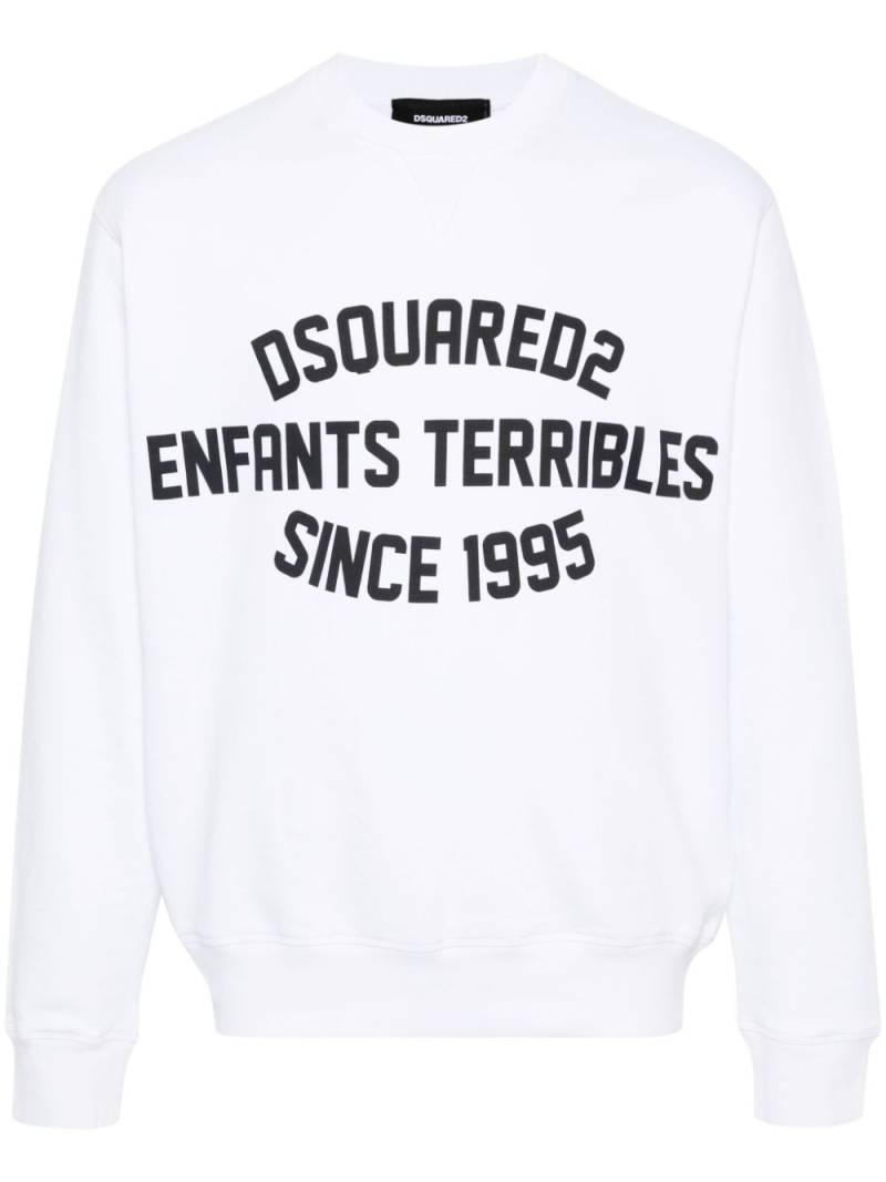 DSQUARED2 Enfants Terribles cotton sweatshirt - White von DSQUARED2