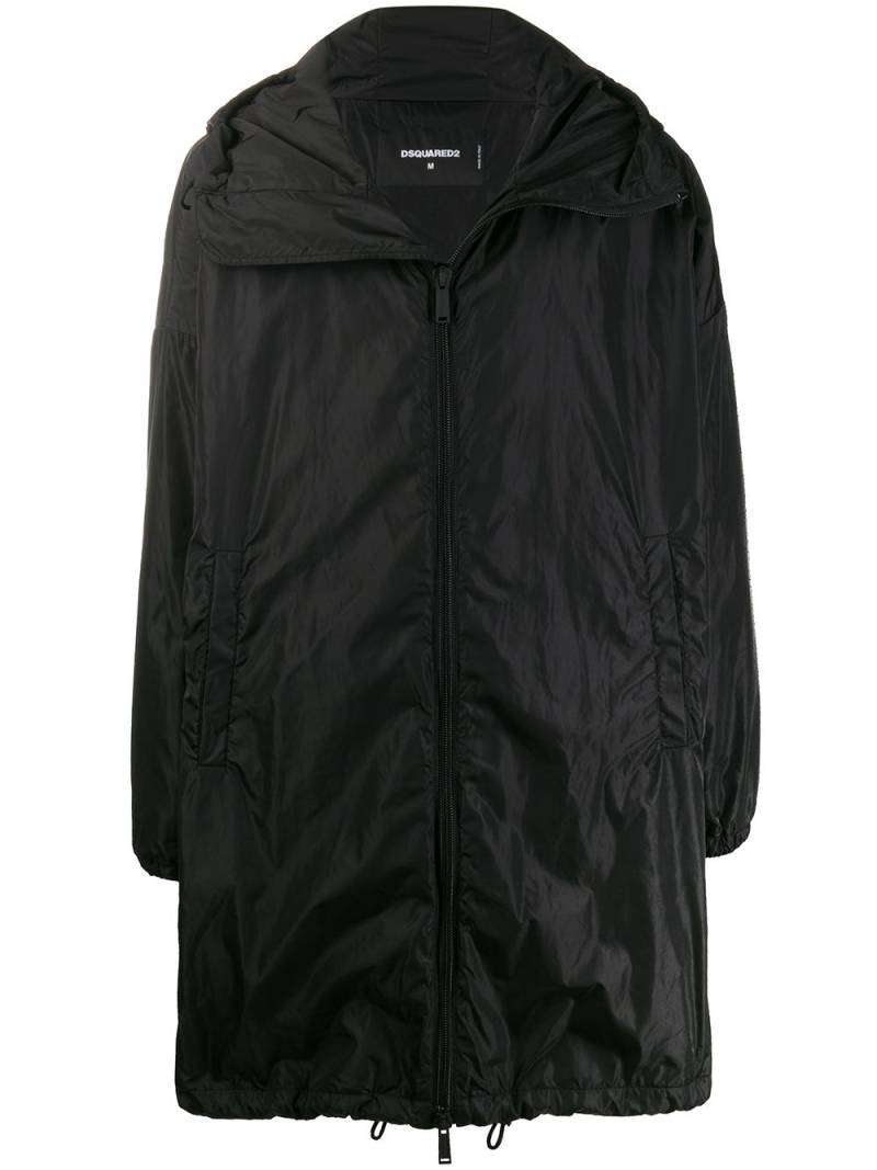 DSQUARED2 Exclusive for Vitkac hooded raincoat - Black von DSQUARED2