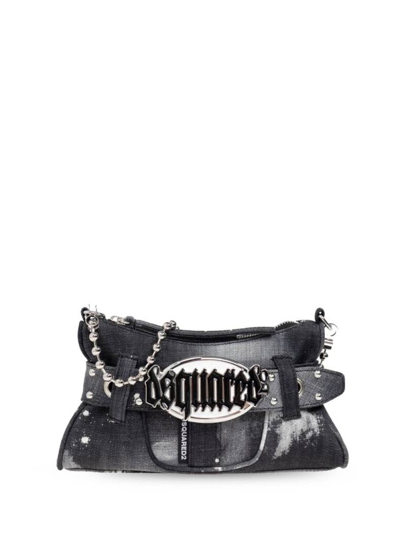 DSQUARED2 Gothic logo-plaque shoulder bag - Black von DSQUARED2