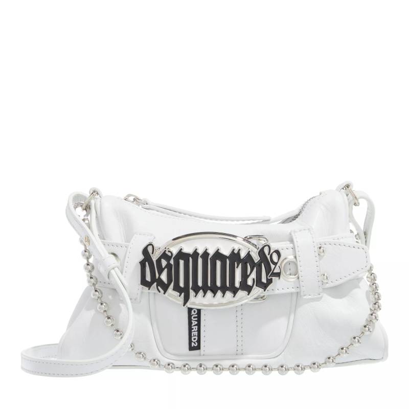 Dsquared2 Handtasche - Gothic Dsquared2 Belt Clutch - Gr. unisize - in Weiß - für Damen von Dsquared2