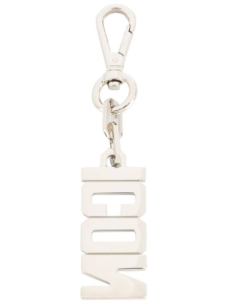 DSQUARED2 Icon logo key ring - Metallic von DSQUARED2