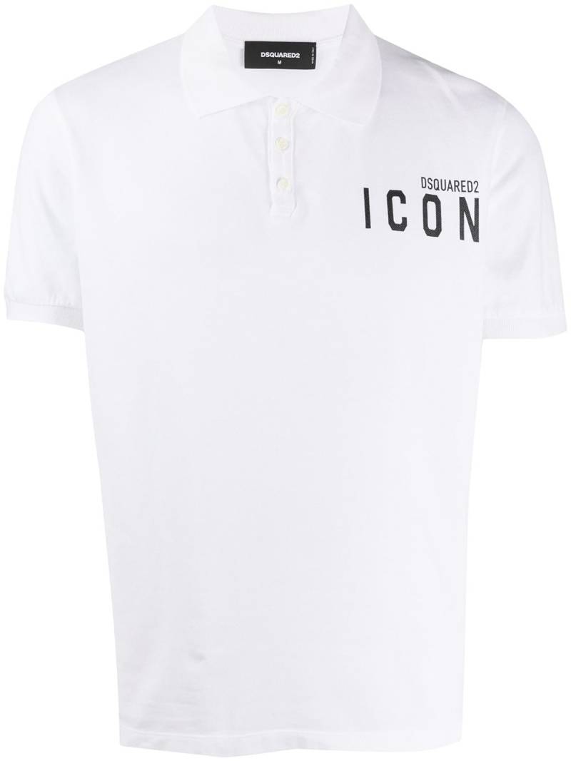 DSQUARED2 Icon polo shirt - White von DSQUARED2