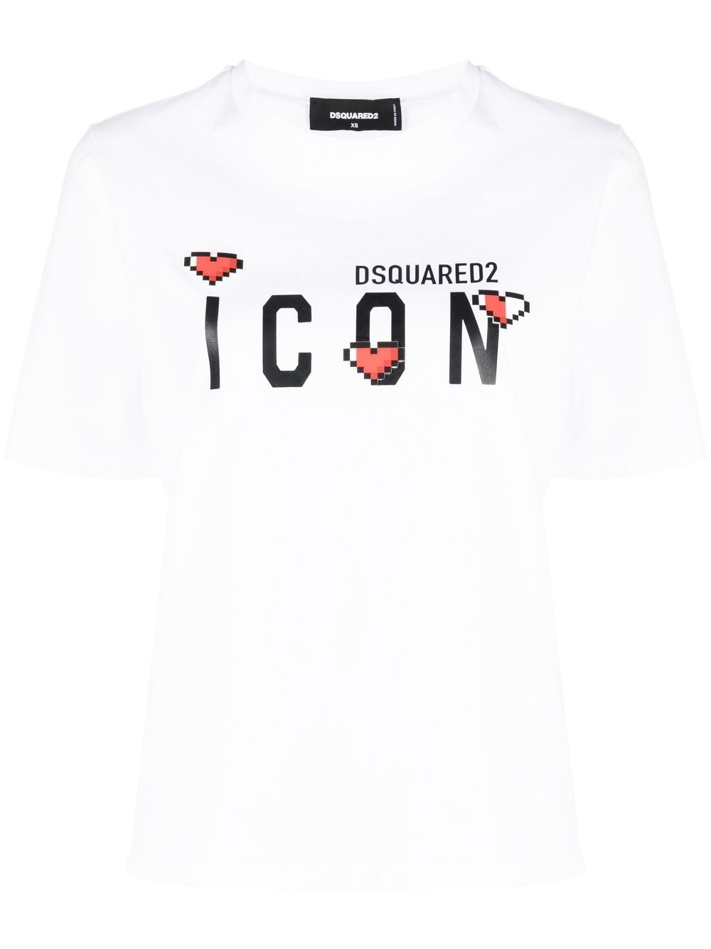 DSQUARED2 Icon logo-print T-shirt - White von DSQUARED2