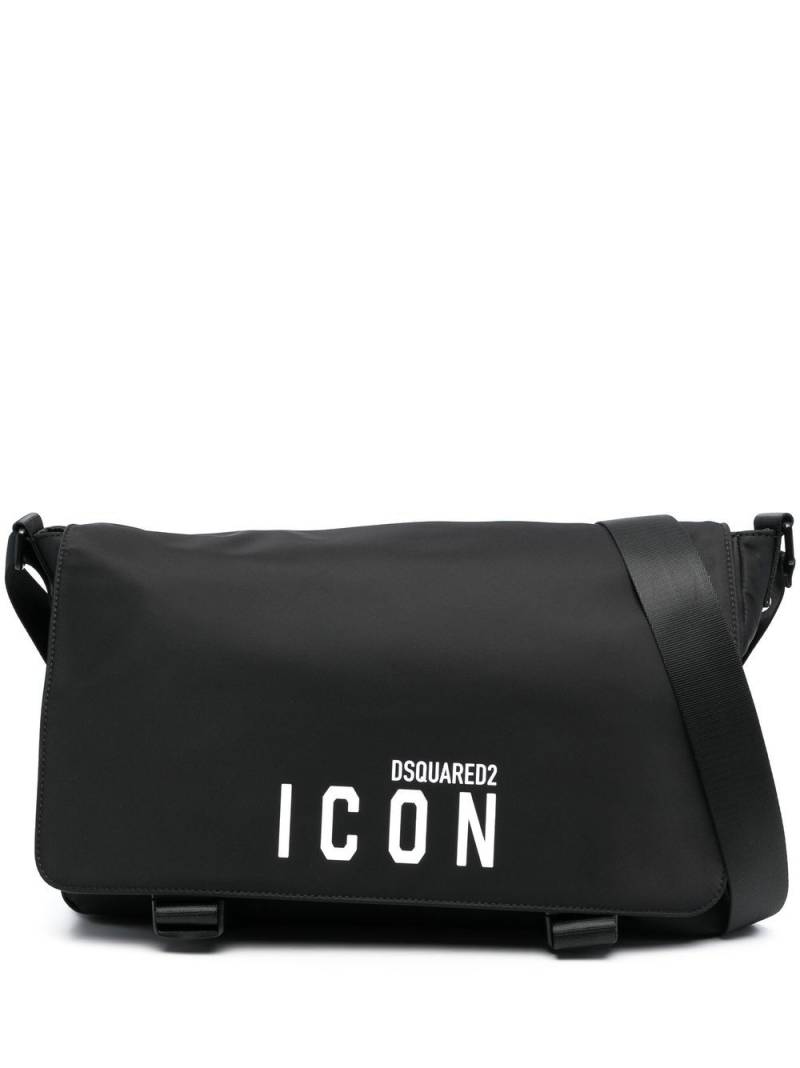 DSQUARED2 Icon logo-print shoulder bag - Black von DSQUARED2