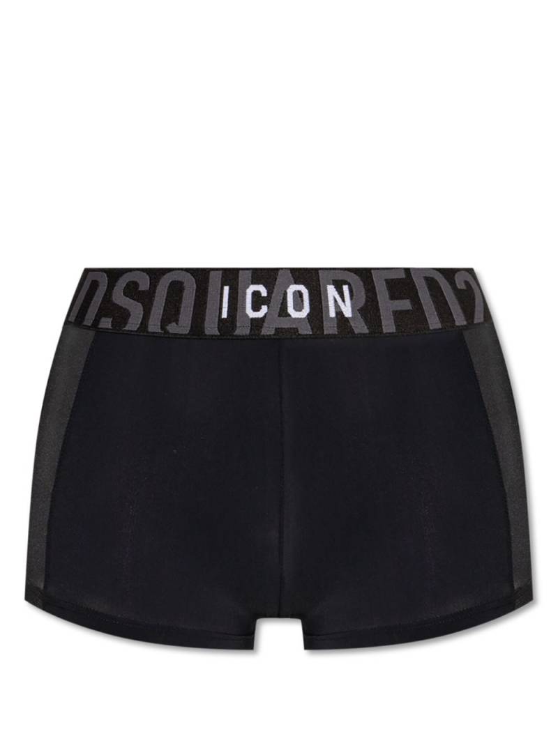 DSQUARED2 Icon logo-waistband briefs - Black von DSQUARED2