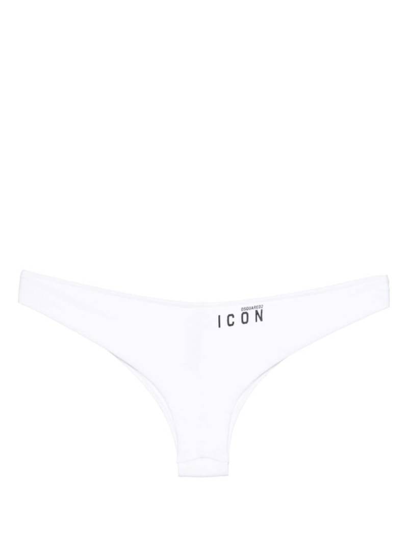 DSQUARED2 Icon-print briefs - White von DSQUARED2