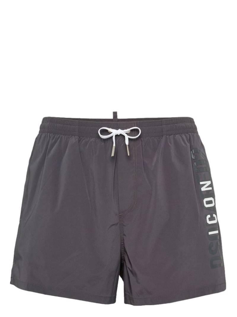 DSQUARED2 Icon-print swim shorts - Grey von DSQUARED2