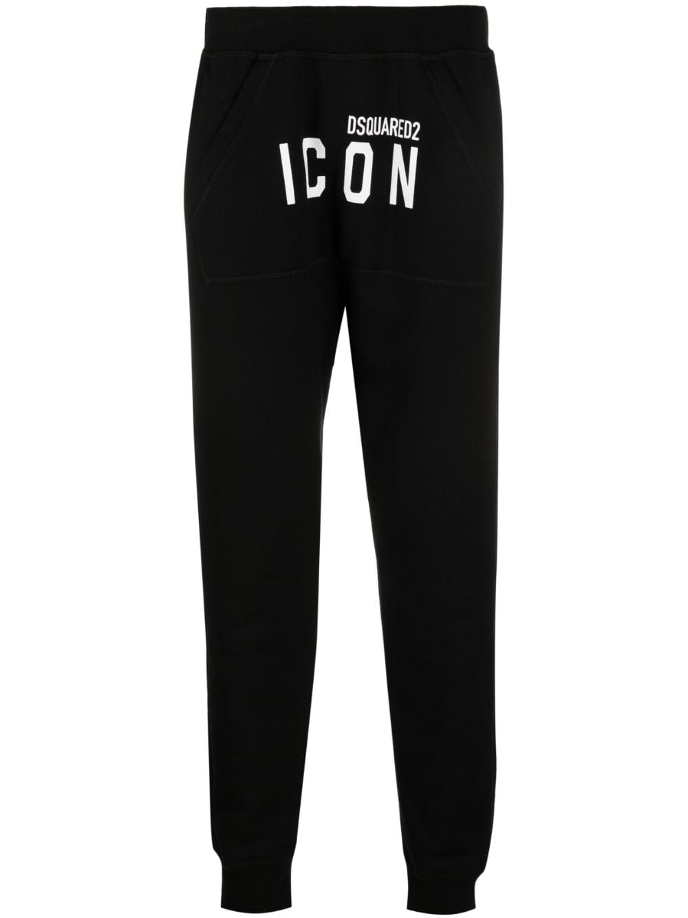 DSQUARED2 Icon-print track pants - Black von DSQUARED2