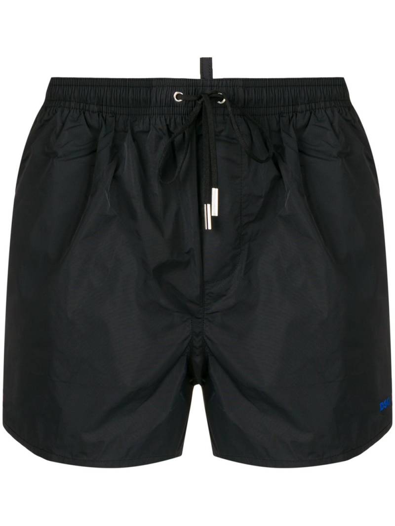 DSQUARED2 Icon slogan swim shorts - Black von DSQUARED2