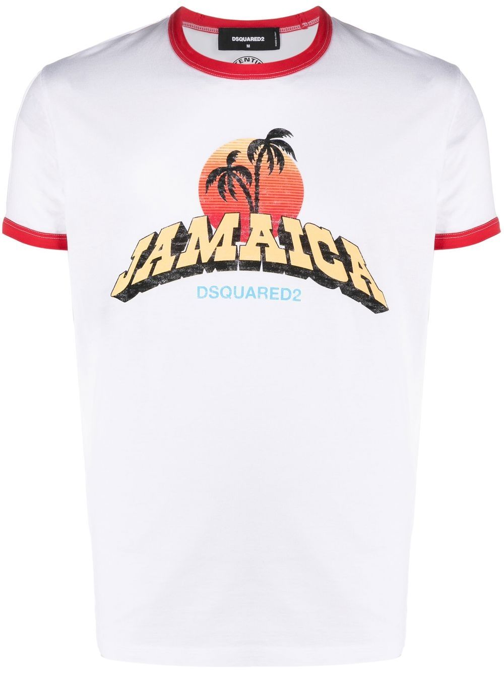 Dsquared2 Jamaica logo-print T-shirt - White von Dsquared2