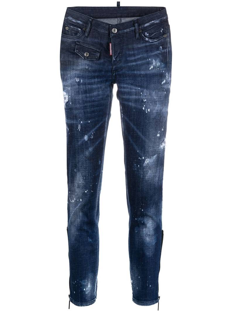 DSQUARED2 Jennifer cropped skinny jeans - Blue von DSQUARED2