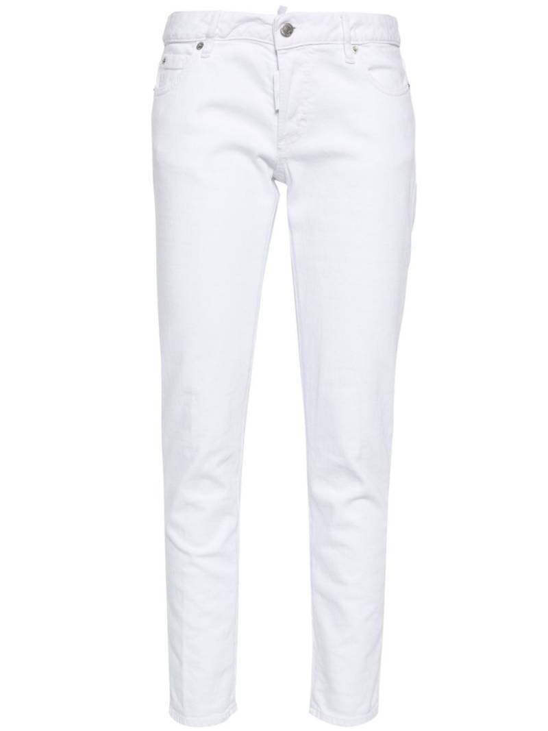 DSQUARED2 Jennifer low-rise skinny jeans - White von DSQUARED2